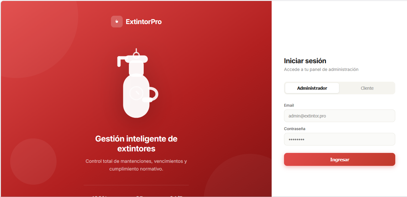 Extintor Pro SaaS
